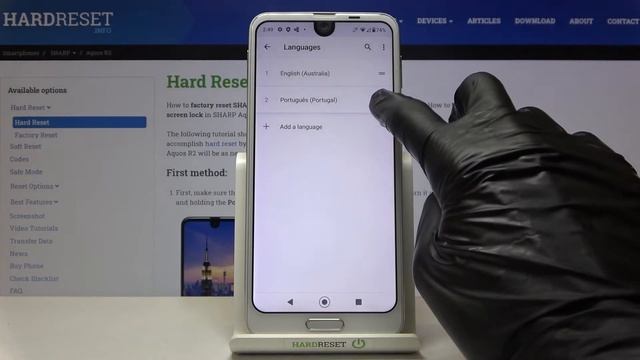 How to Change Language on Sharp Aquos R2 - Manage System Langauge смотреть онлайн