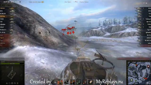 WOT: Arctic Region - T28 Prototype - 4 frags - смотреть онлайн