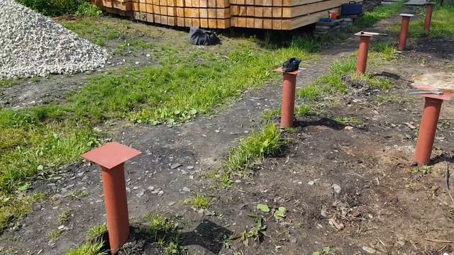 Фундамент под кирпичную печь на винтовых сваях смотреть онлайн