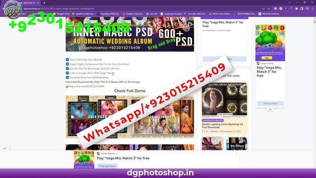 2023 Super Magic Automatic Wedding Album Inner PSD смотреть онлайн