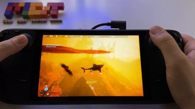 Man Eater - Steam Deck gameplay | 60 FPS high graphics смотреть онлайн