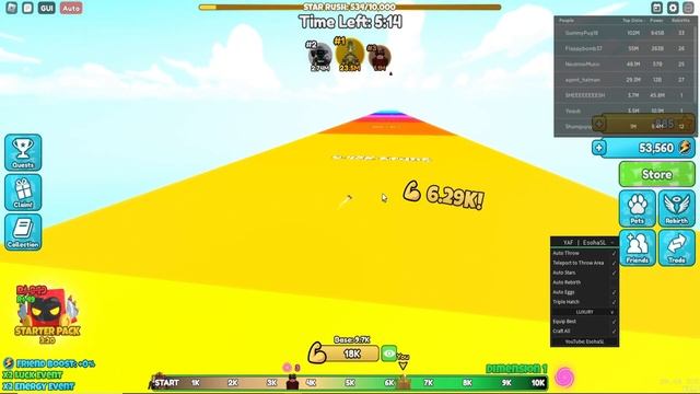 *UPDATED* Yeet A Friend Script (PASTEBIN 2023) (AUTOFARM ALL, AUTO REBIRTH, HATCH 3X EGGS, ANTI AFK смотреть онлайн