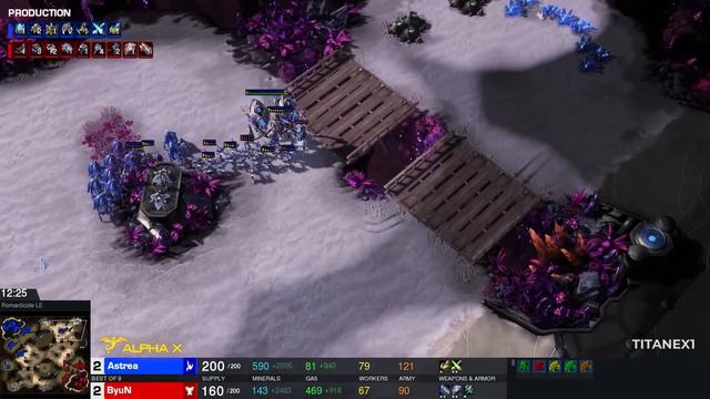 StarCraft 2 - ASTREA vs BYUN! - Alpha Pro Series #285 смотреть онлайн