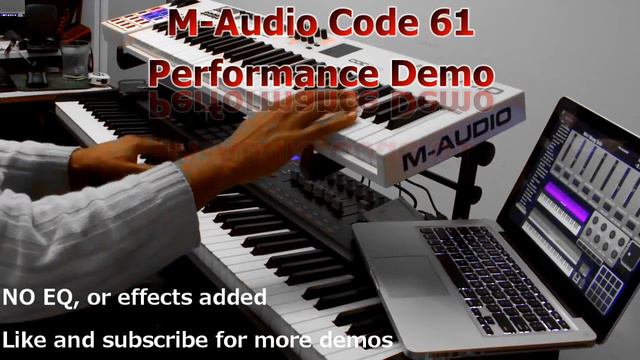 M-Audio Code 61 Performance Demo смотреть онлайн
