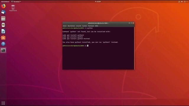 Python unter Ubuntu / Debian Linux installieren смотреть онлайн