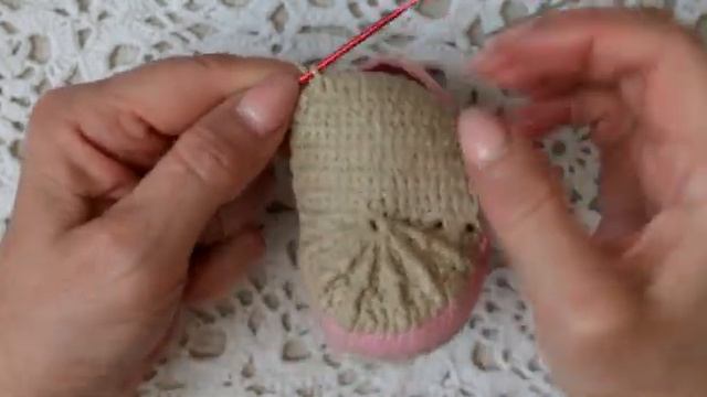 Пинетки туфельки для принцессы крючком смотреть онлайн