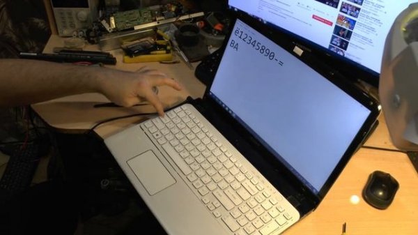 Keyboard test. Sony SVE-151E11V