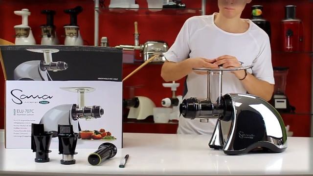 Sana Juicer by Omega Chrom - Krátké seznámení s odšťavňovačem смотреть онлайн