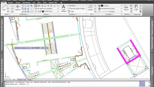 AutoCAD 2010 03 OUTILS DE MESURE смотреть онлайн