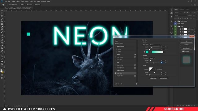 NEON Text Effect In Photoshop | Manipulation Tutorial | Easy Trick | Tamil Tutorial | தமிழ் | PT81 смотреть онлайн
