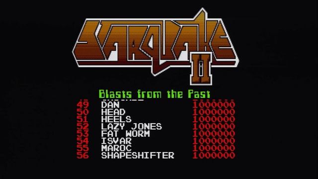 Starquake 2 - [Atari ST] Showing three development versions смотреть онлайн