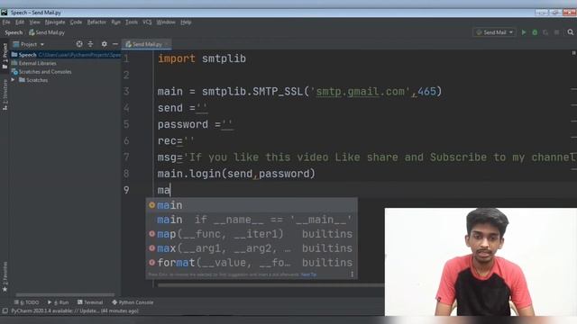 Send Mail Using Python|#smtp|#PythonProjects|KKR|Python Programming смотреть онлайн