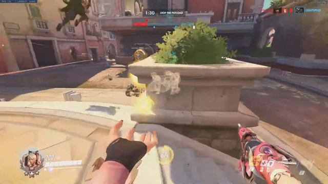 The Return Of Overwatch, Pink Mercy Skin Gameplay смотреть онлайн