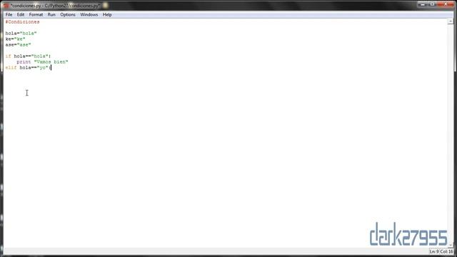 Python #3: CONDICIONES (IF, ELIF, ELSE) смотреть онлайн