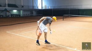 Подача из - под руки в большом теннисе (underarm serve) | Cистема мастера