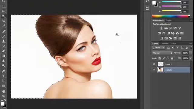How to remove Background in photoshop cc(cs7) HD смотреть онлайн