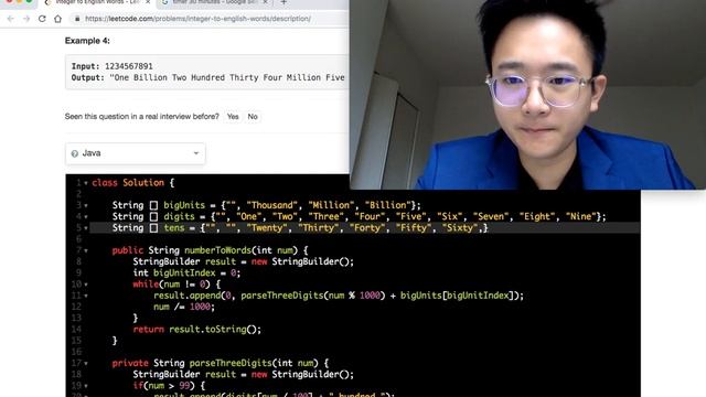 Integer To English Words - 30 min coding challenge смотреть онлайн