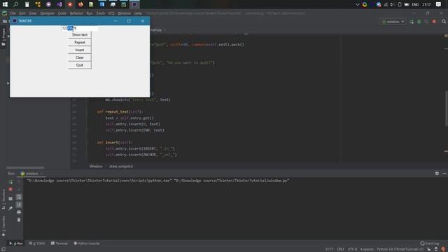 Python GUI tkinter #10 - Entry. Поле ввода. Окно регистрации смотреть онлайн