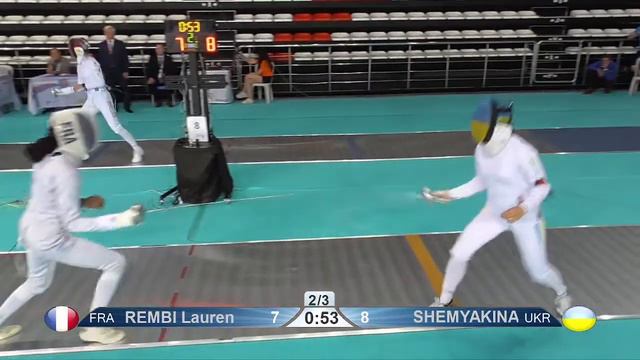 2022 738 T32 16 F E Individual Antalya TUR ZCH 8 SHEMYAKINA UKR vs REMBI FRA смотреть онлайн