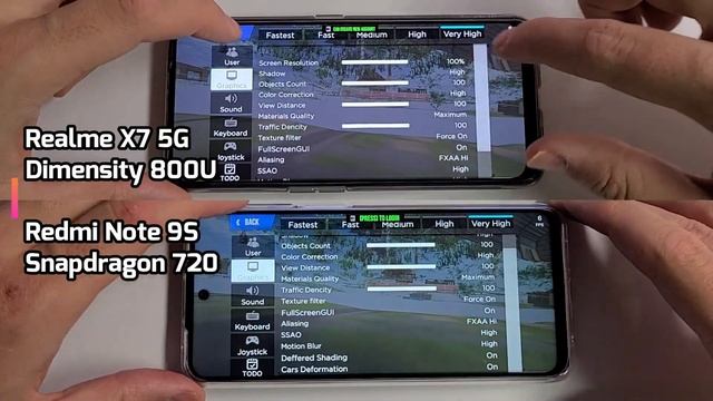 Dimensity 800U vs Snapdragon 720 Speed test Gaming comparison PUBG/Antutu/Realme X7 vs Redmi Note 9 смотреть онлайн