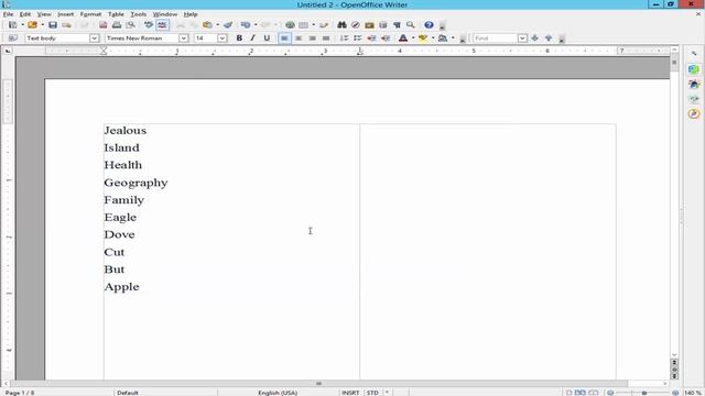 How to Ascending and Descending text Using Sort in OpenOffice Writer смотреть онлайн