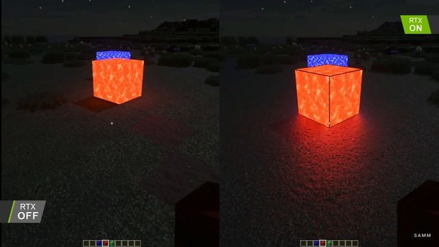 RTX ON vs RTX OFF MINECRAFT GRAPHICS COMPARISON | Minecraft Java Edition смотреть онлайн