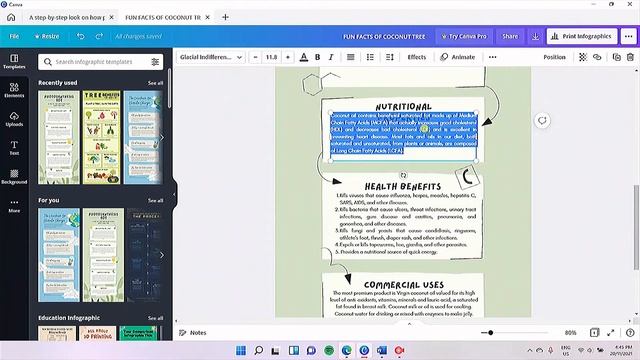 PEC700 Portfolio: Task 1 Canva (Infographic) смотреть онлайн