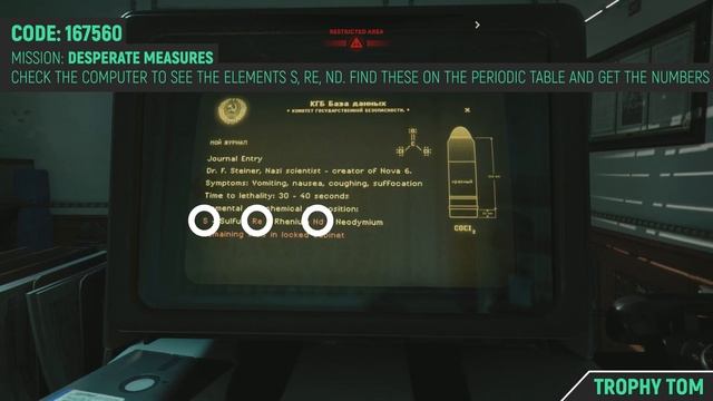 Call of Duty: Black Ops Cold War - Poison Cabinet - Code Location смотреть онлайн