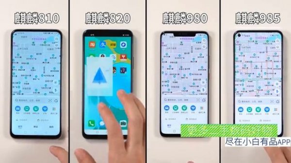 KIRIN 810 VS KIRIN 820 VS KIRIN 980 VS KIRIN 985 - SPEED COMPARISON