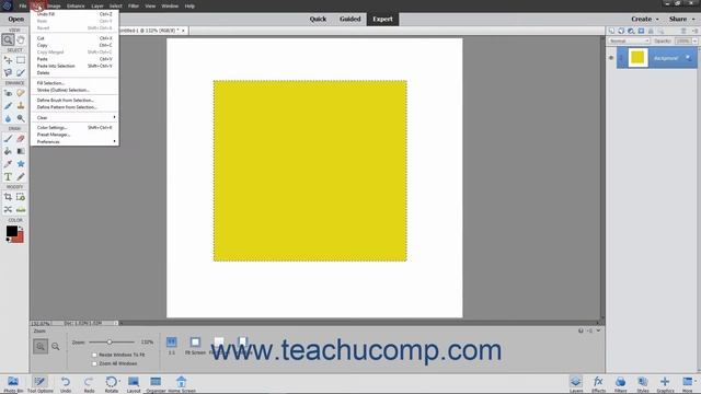 Photoshop Elements 2021 Tutorial Applying Fills Adobe Training смотреть онлайн