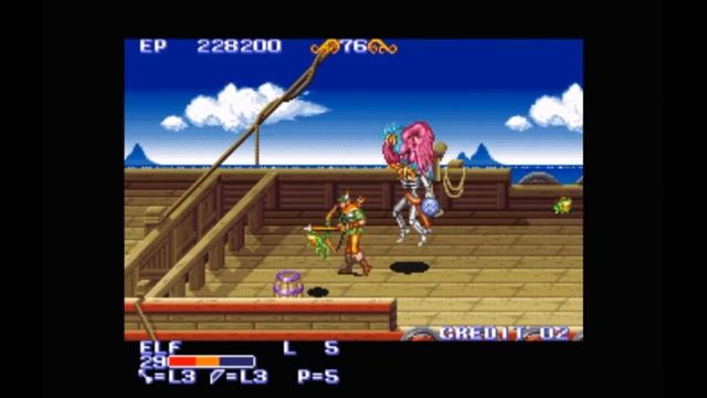 Super Nintendo (Snes) 16-bit The King of Dragons Stage 5 To The Norde Isle