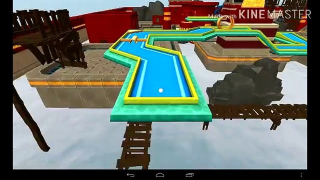 Обзор игры Mini golf 3D. смотреть онлайн