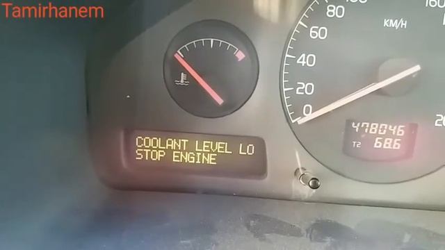 Check Coolant Ve Coolant Level Low Stop Engine Problemi çözümü