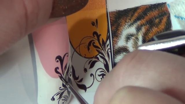 Рисуем ВЕНЗЕЛЯ на ногтях/ВЕНЗЕЛЯ на ногтях/Дизайн ногтей/Nail art painting смотреть онлайн