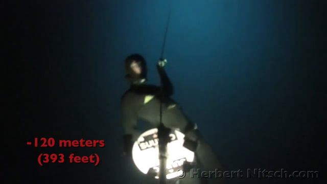 Мировой рекорд 120m Freediving World Record In Free Immersion