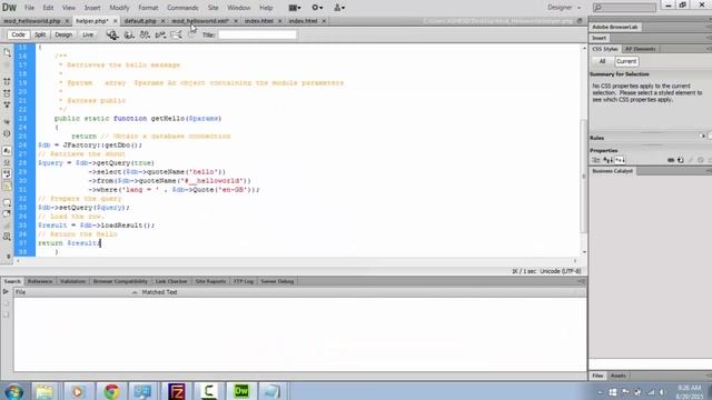 Creating a Joomla module смотреть онлайн