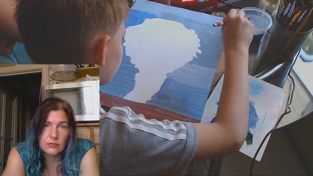 Детский мастер-класс. Розы гуашью. смотреть онлайн