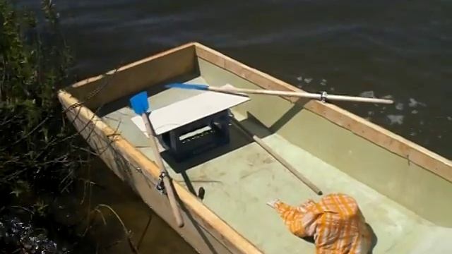 Пенопластовая лодка. JonBoat. Джонбот. После испытаний... смотреть онлайн