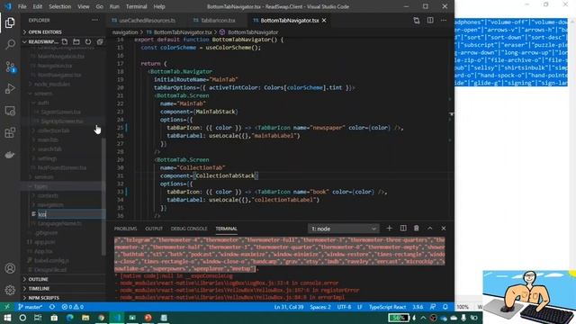 08 - React Native with TypeScript in Arabic: Switching to FontAwesome Icons & Central Font Size смотреть онлайн