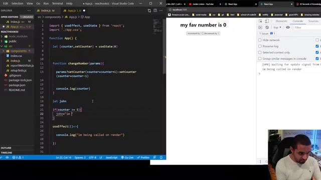 React useEffect Hook, Tutorial 5 Part Series ⚓ смотреть онлайн