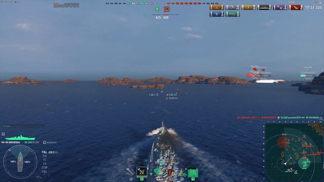 World of WarShips | Gneisenau | 8 KILLS | 118K Damage - Replay Gameplay 4K 60 fps смотреть онлайн