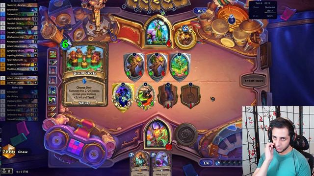 Hearthstone Standard Titans Fatigue Imp Warlock Deck смотреть онлайн