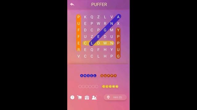 Tropical fish | Word Search Pro Answers смотреть онлайн