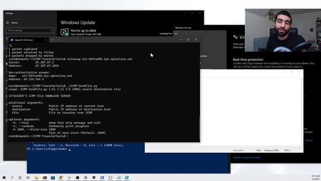 Transferring Files over ICMP in Restricted Network Environments смотреть онлайн