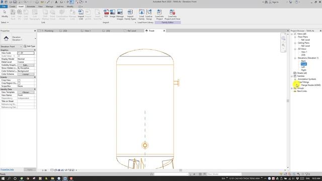 Revit MEP 2020 | Bài 1 : Family (Tank) | Nhat Tran смотреть онлайн