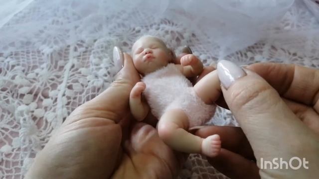 Собираемся домой. Обзор мини реборна. Ооак. Мини реборн. Полимерная глина. Кукла ручной работы. смотреть онлайн