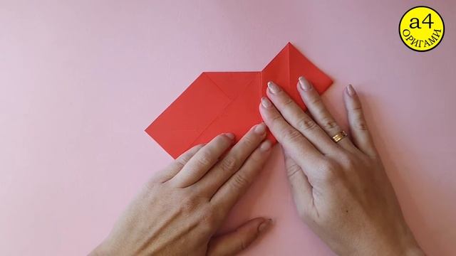 ОРИГАМИ Как сделать сердце из бумаги своими руками Origami смотреть онлайн