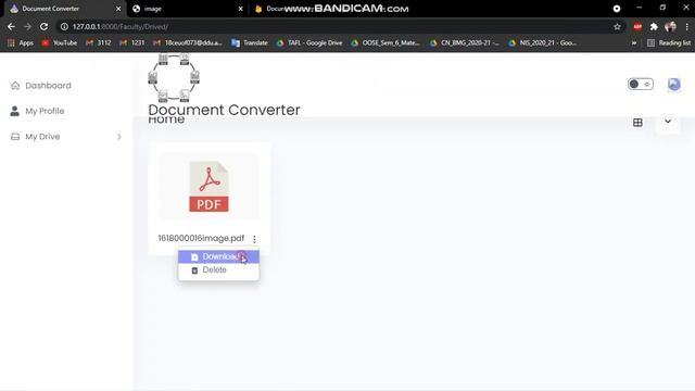 Online Document Converter | Python | Django | Firebase смотреть онлайн
