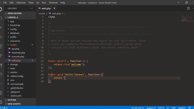Laravel 6 tutorail - Episode 2 : Routes смотреть онлайн