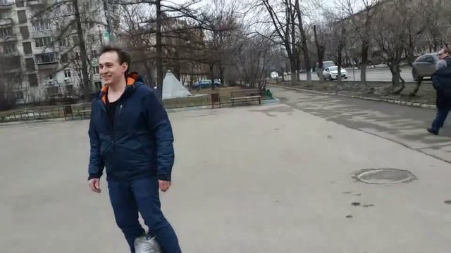 Счастливый и расслабленный - отчет с обучения езде на моноколесе смотреть онлайн